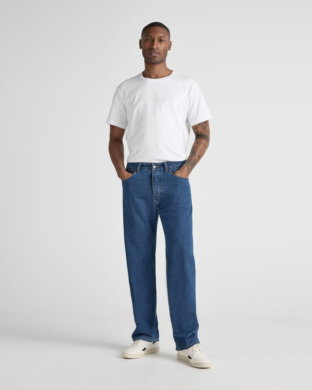 Alex Mid Loose Jeans  Medium Stone