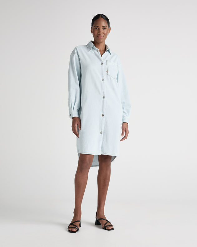 Ella Denim Dress  Sun Stone