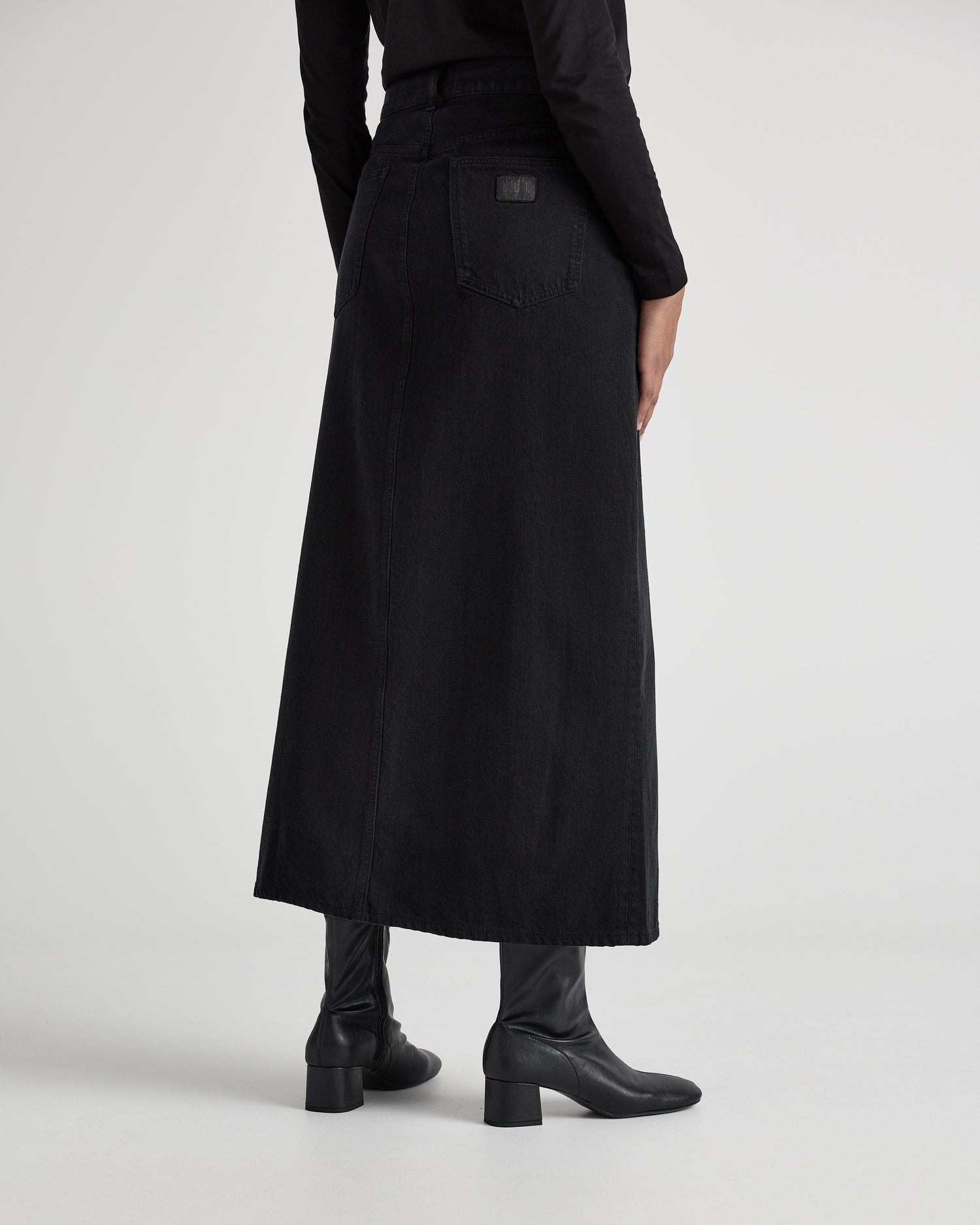 Lena Long Skirt Nero