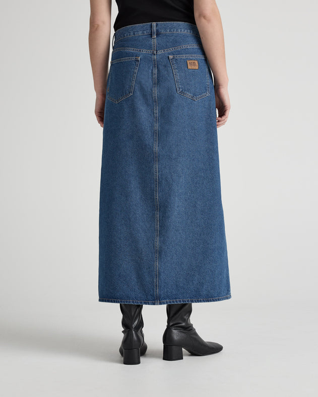 Lena Long Skirt Medium Stone