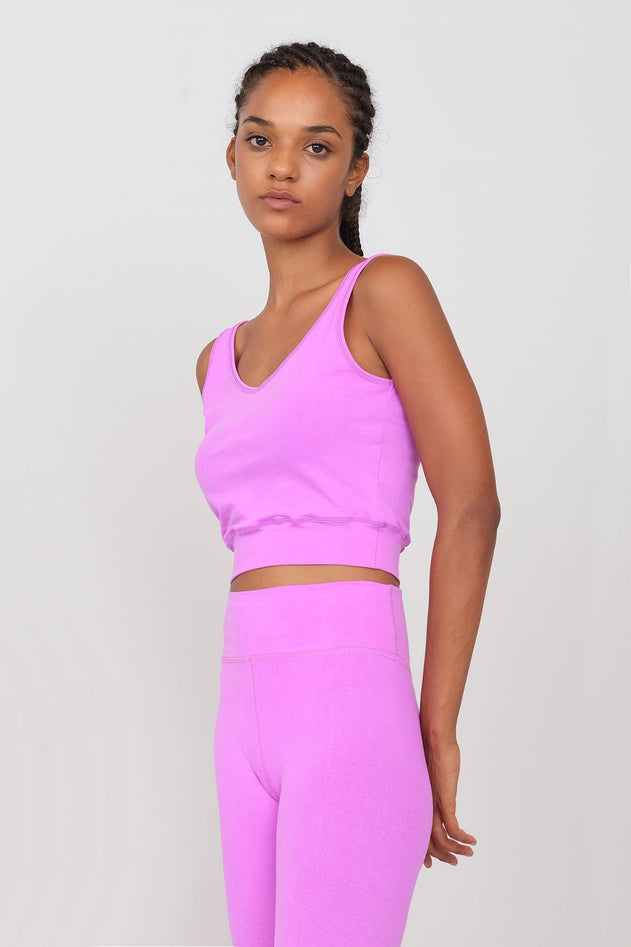 Sporty Set Leggings And Top Anemone Pink