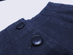 Laela Organic Cotton Shorts Dark Navy