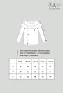 Melli EcoDesign - Frill Shirt Bambit Lehtisateessa Lavender, image no.5