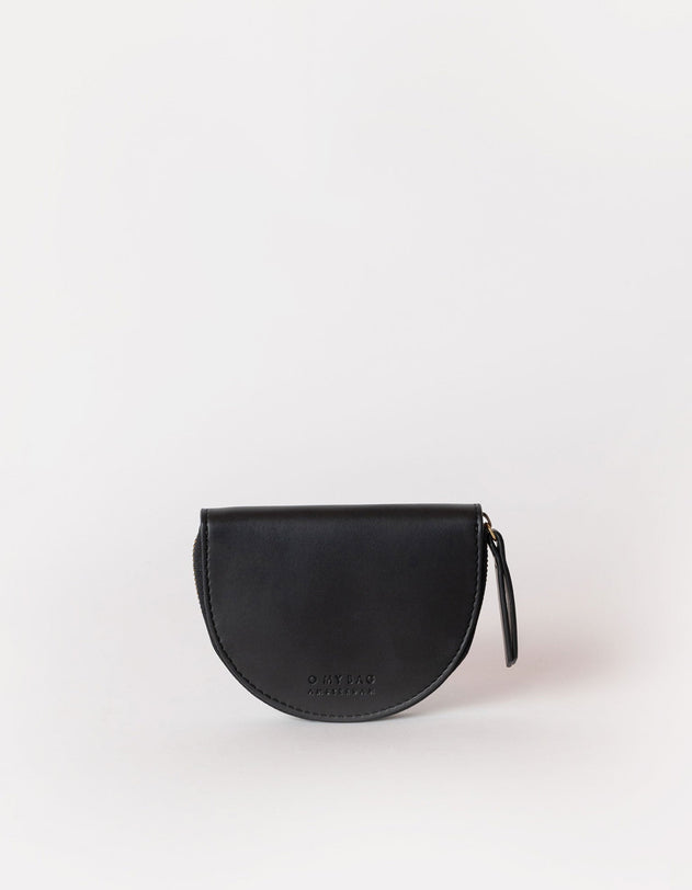 Laura Coin Purse Apple Leather Black