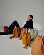 LEANDRA - Leandra Bucket Bag Croco Soft Pearl, image no.7