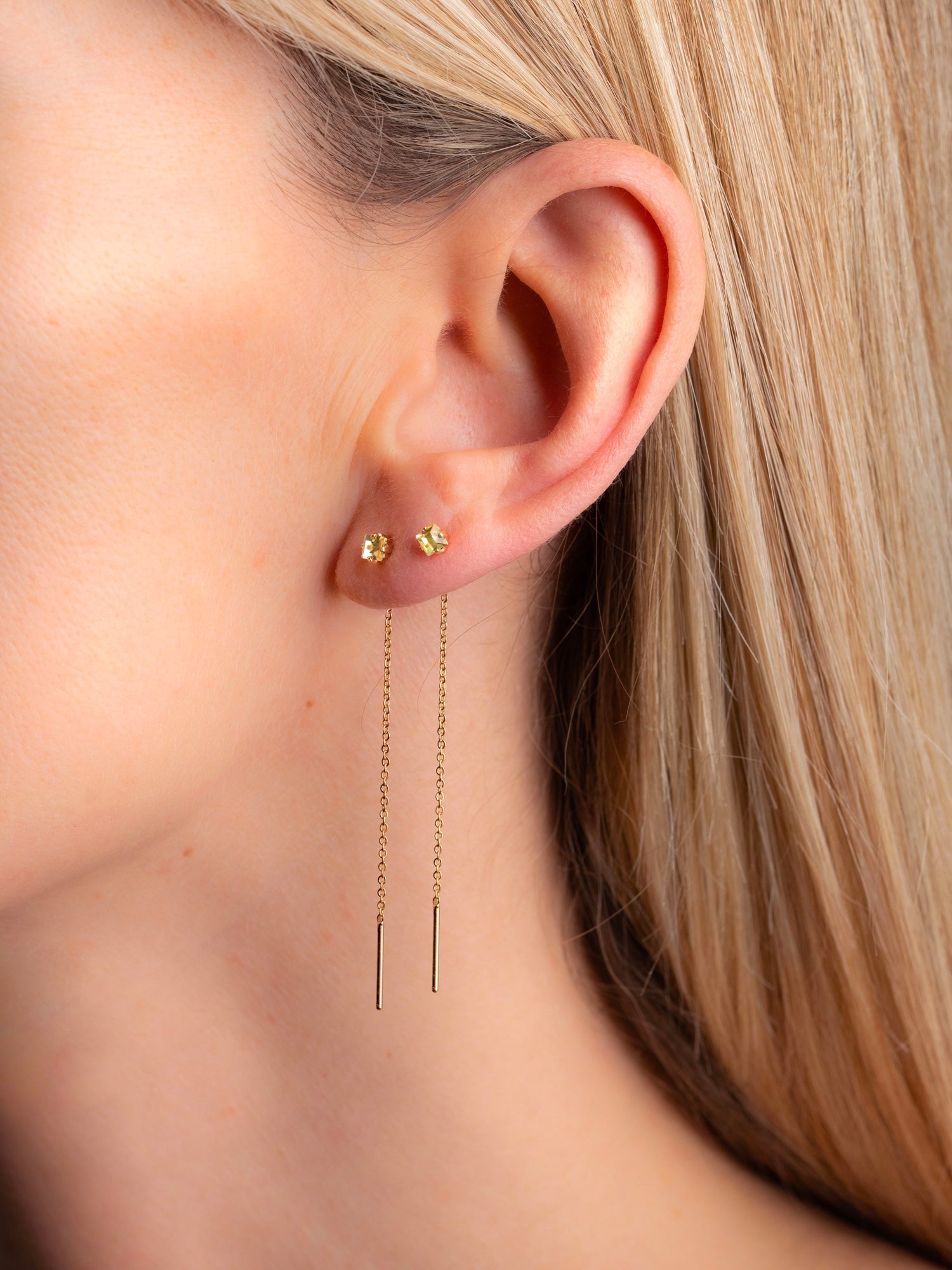 Leonard Earrings Yellow