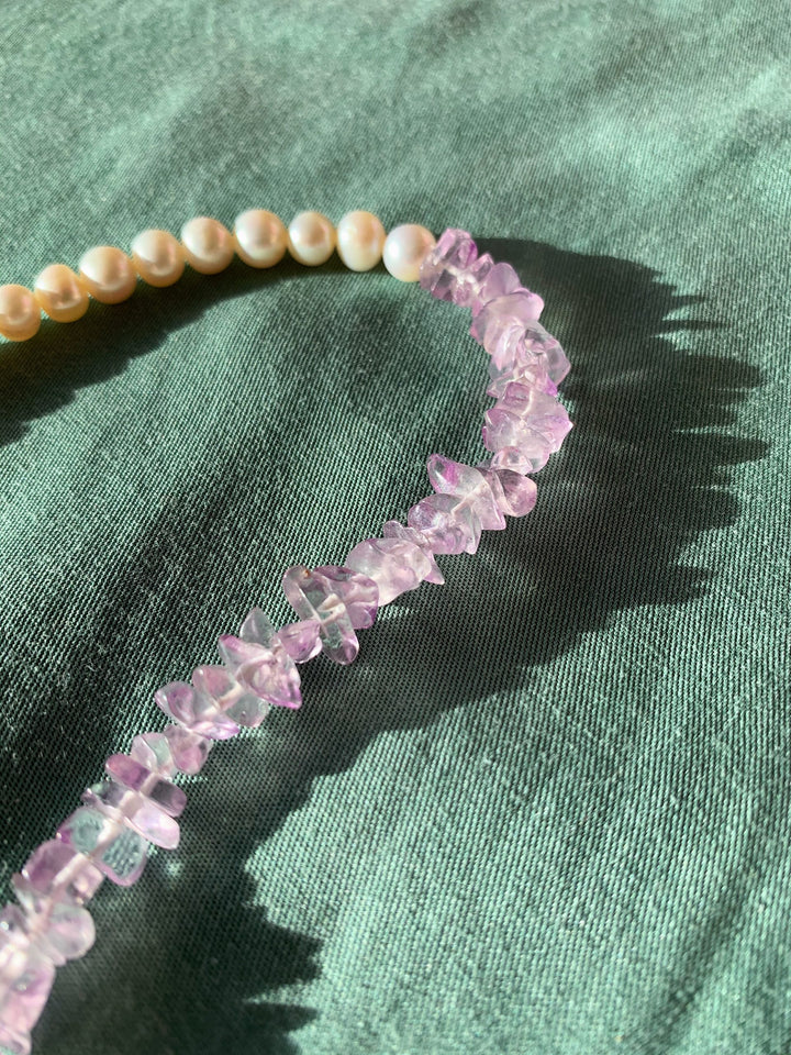  - Pink Pearl Necklace