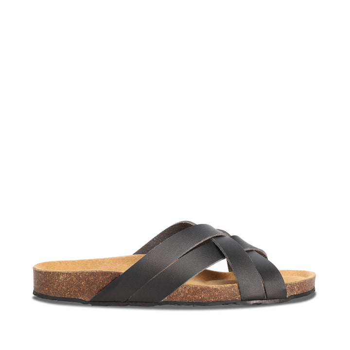 Nae Vegan Shoes - Lilac Black Vegan Ergonomic Cushioned Sandals