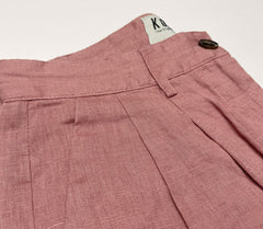 Lion Organic Linen Trousers Dusty Pink