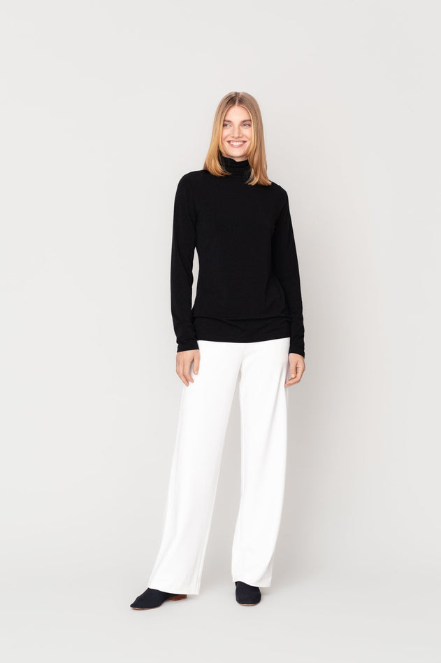 Maire Wool Blend Trousers Off-White