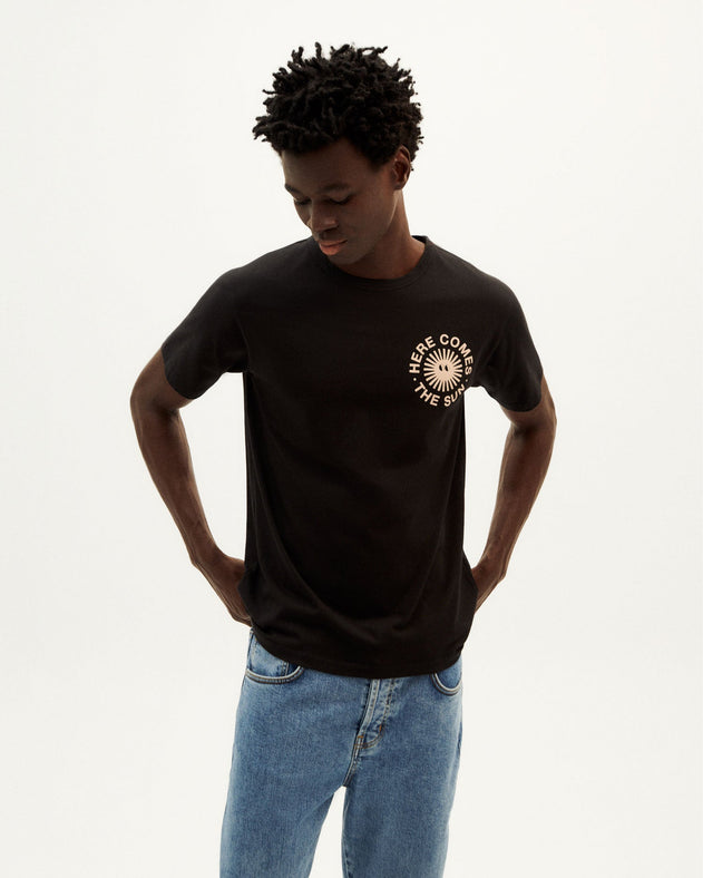 Happy Sun T-Shirt Black