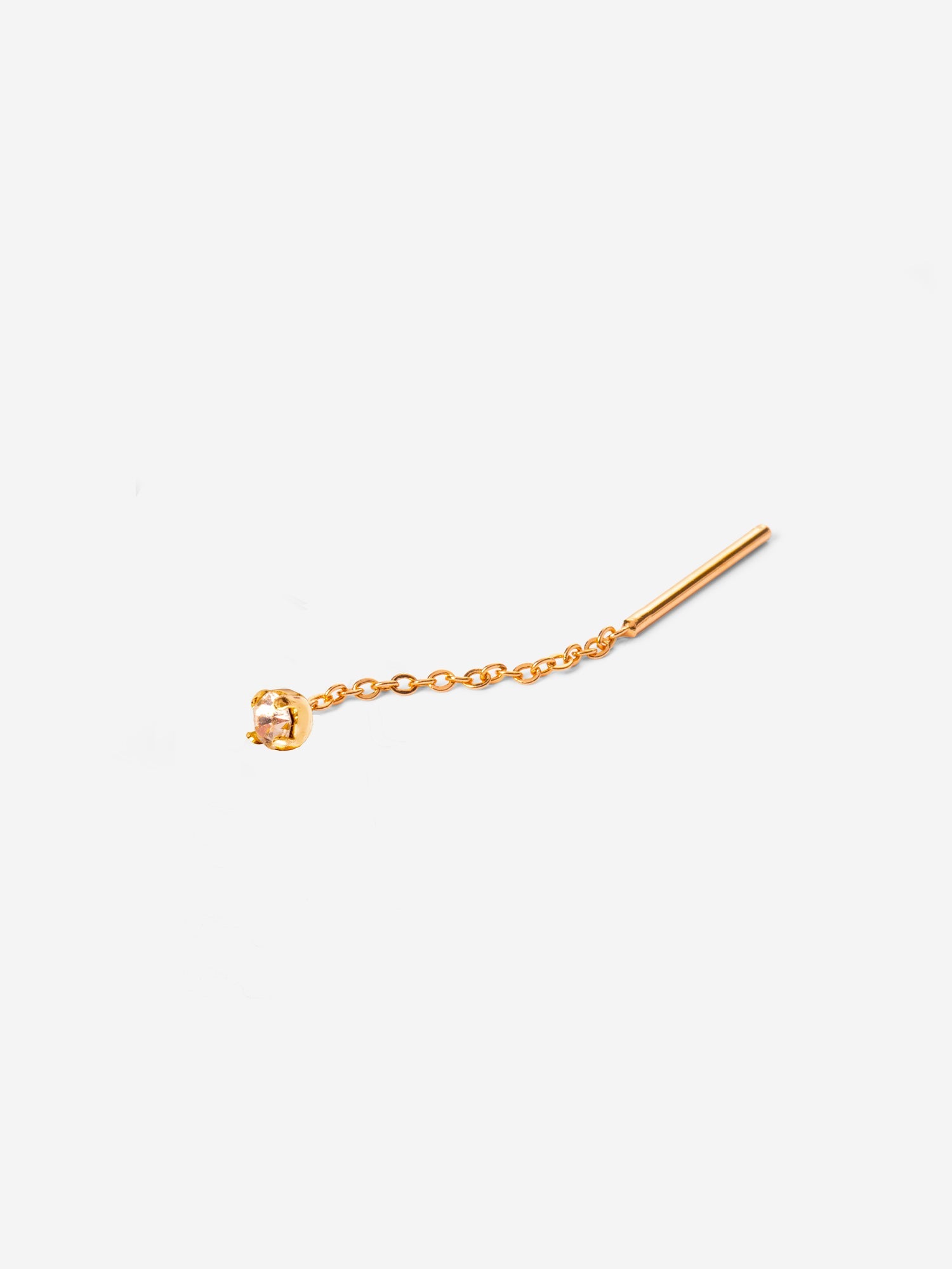 Marius Chain Earring Champagne Gold