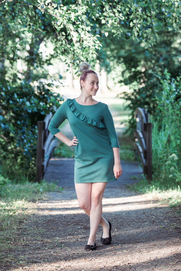 Frill Tunic Green