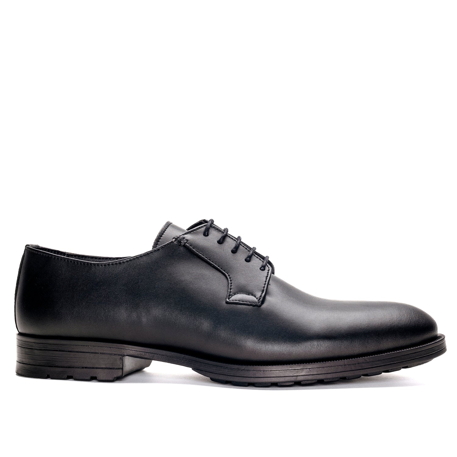Mikel Plain Vegan Bluchers Black