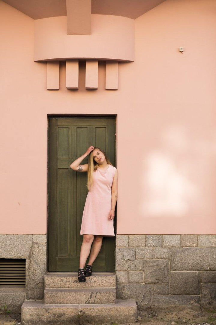 MORICO - Ariel Midi Dress Rose Quartz