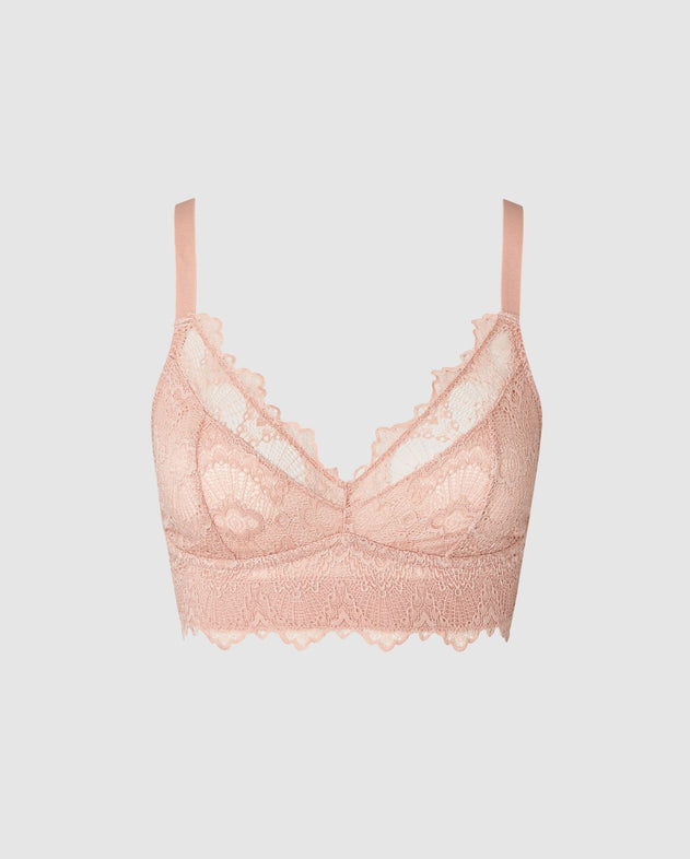 Lace Support+ Bralette Nude