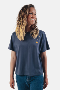 Women's Organic Essential T-Shirt Trendsplant Blue