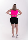  - Revoel X Erika Vikman Stellar Biker Shorts in Black & Shock Pink, image no.5
