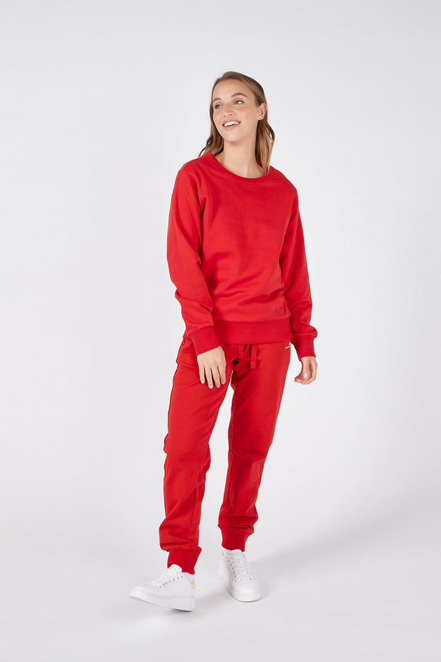 Women's Gauzy Joggers Red