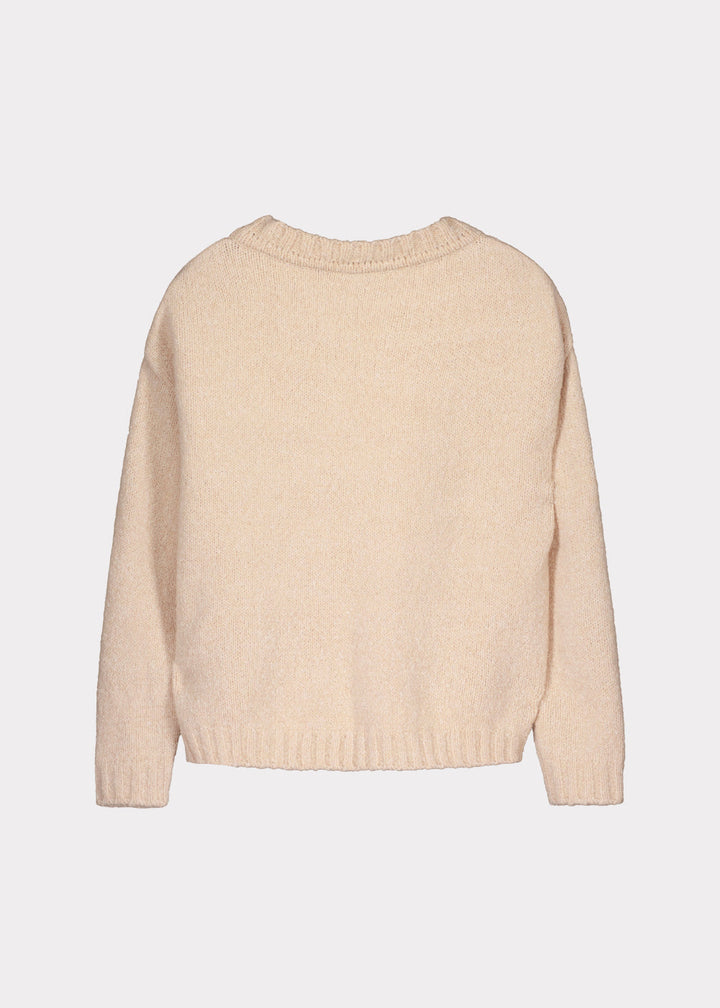 Papu - Fluffy Knit Pullover Nude
