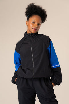 Adventure Tracksuit Jacket Black/Blue