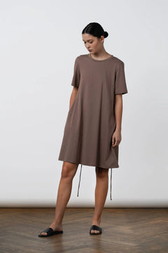 Ofelia Organic Cotton Dress Deep Taupe