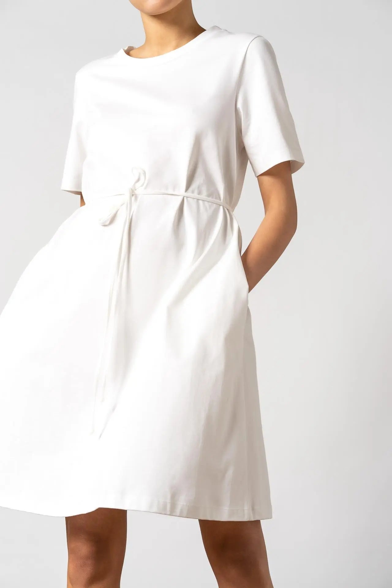 Ofelia Organic Cotton Dress White