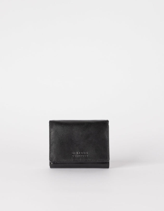 Ollie Wallet Black Classic Leather