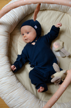 Baby Helmet Hat Navy Blue
