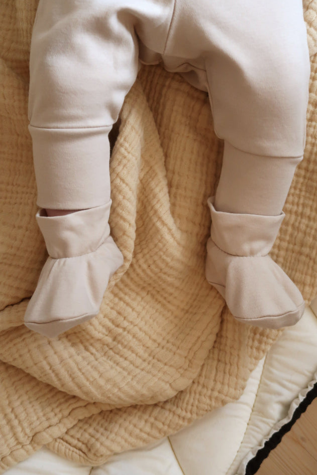 Baby Footies Beige