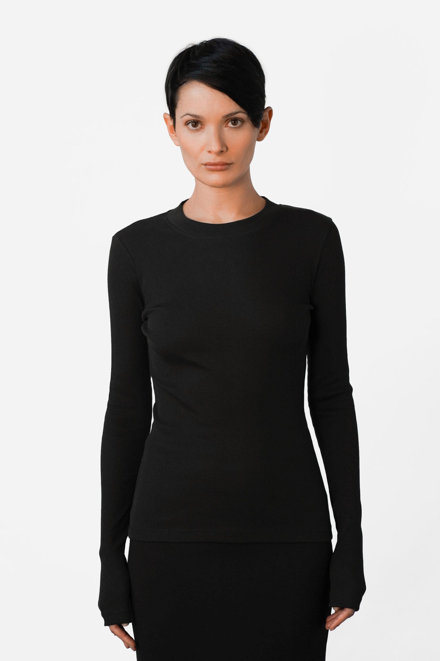 Ottawa Long Sleeve Top Black