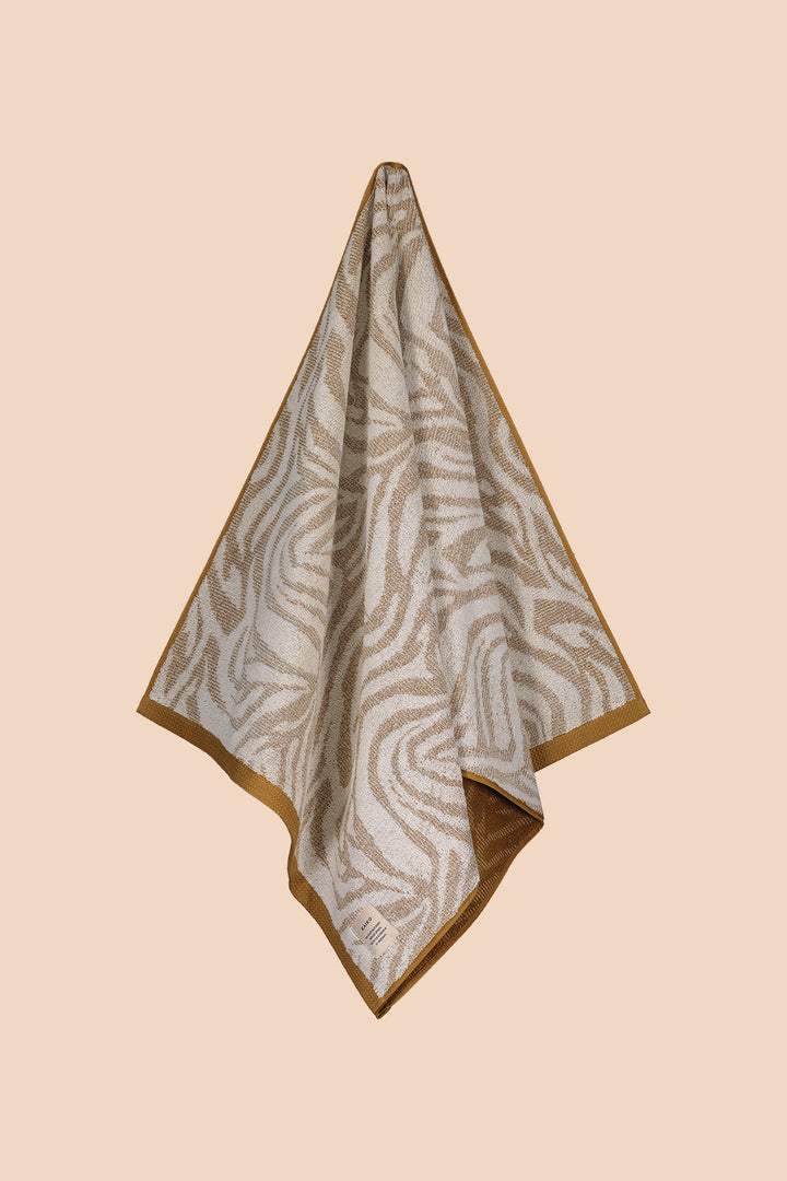 KAIKO - Bath Towel Zebra Toffee