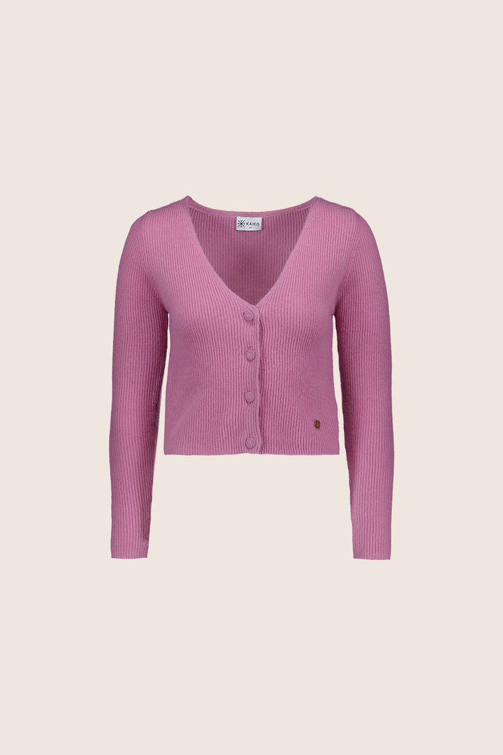 KAIKO - Cashmere Cardigan Orchid