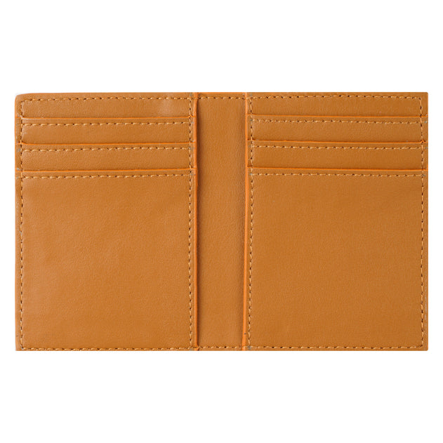 Cactus Leather Card Wallet Cognac