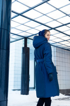 Puhuri Coat Blue