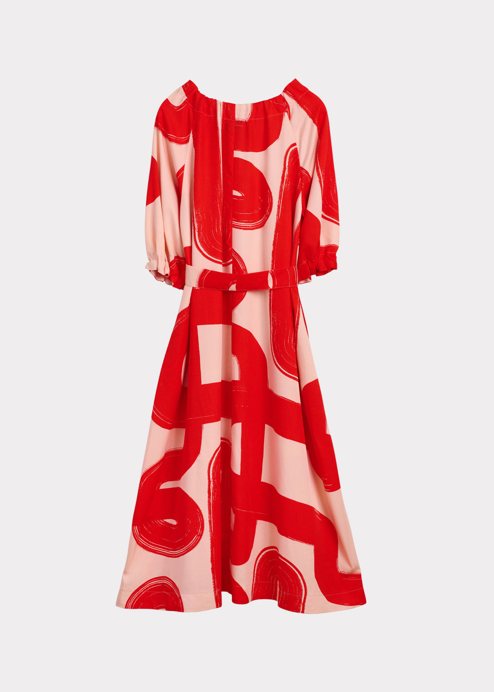 Long Pouch Dress Sense Red IVALO.COM