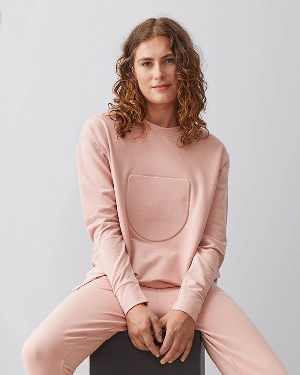 Logo Sweatshirt Misty Rose