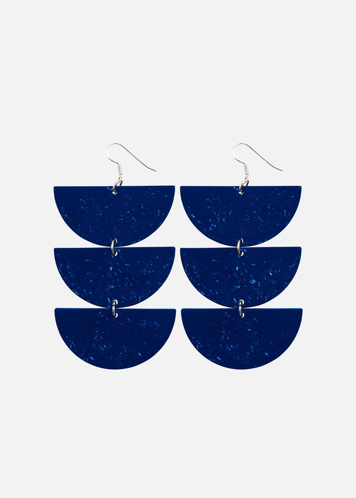 Papu - Beans Earrings No.3 Sweet Blueberry