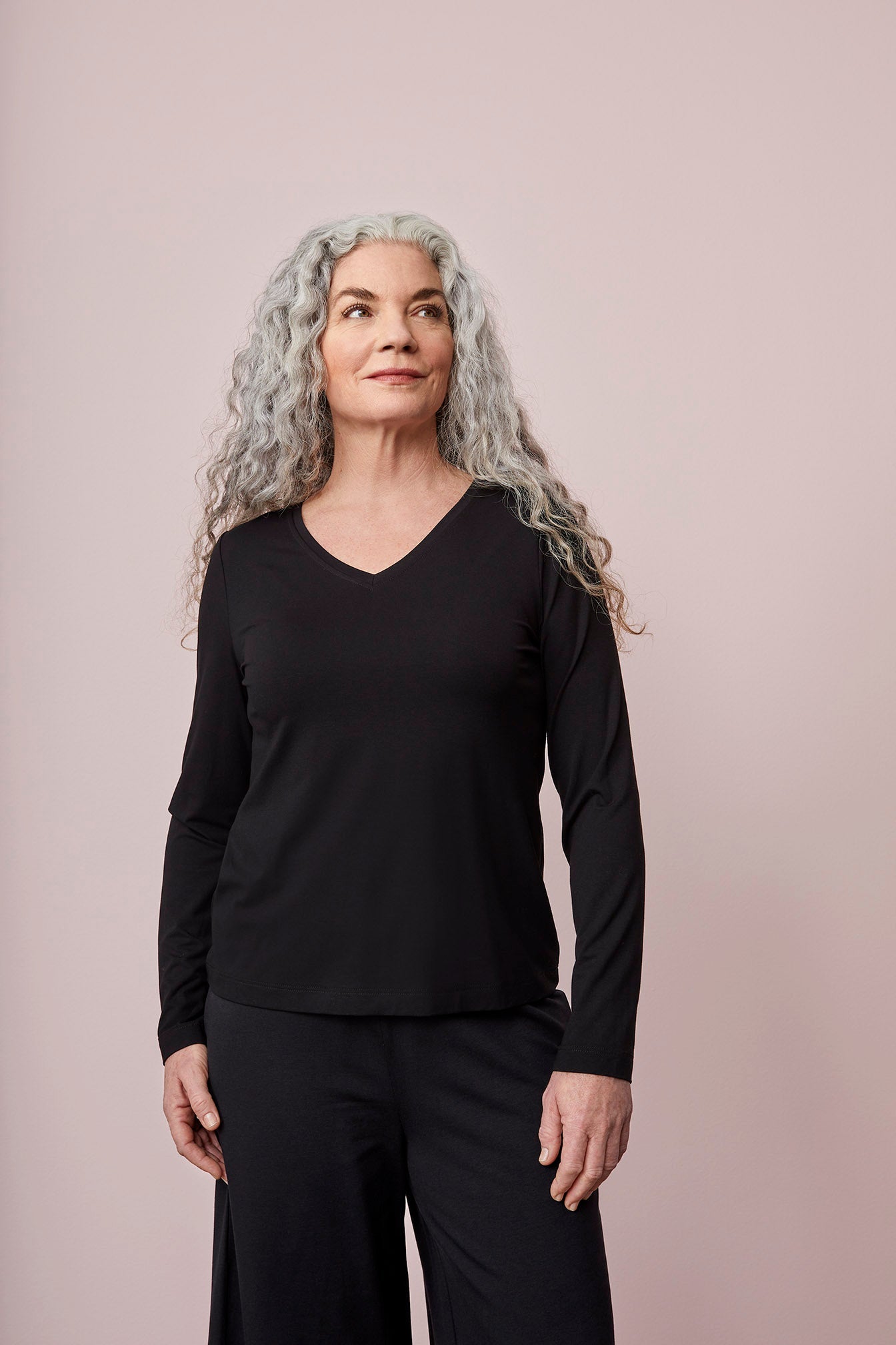 4/4 Sleeve Shirt Black