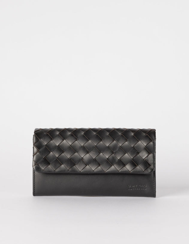 Pau's Pouch Black Woven Classic Leather