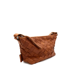 Peppiina Woven Tote Cognac