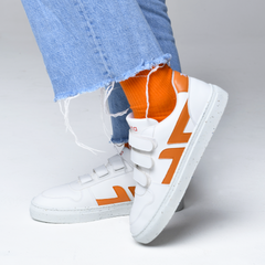 Alpha Velcro Orange Sneakers