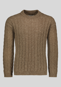 Mika Cable Knit Brown