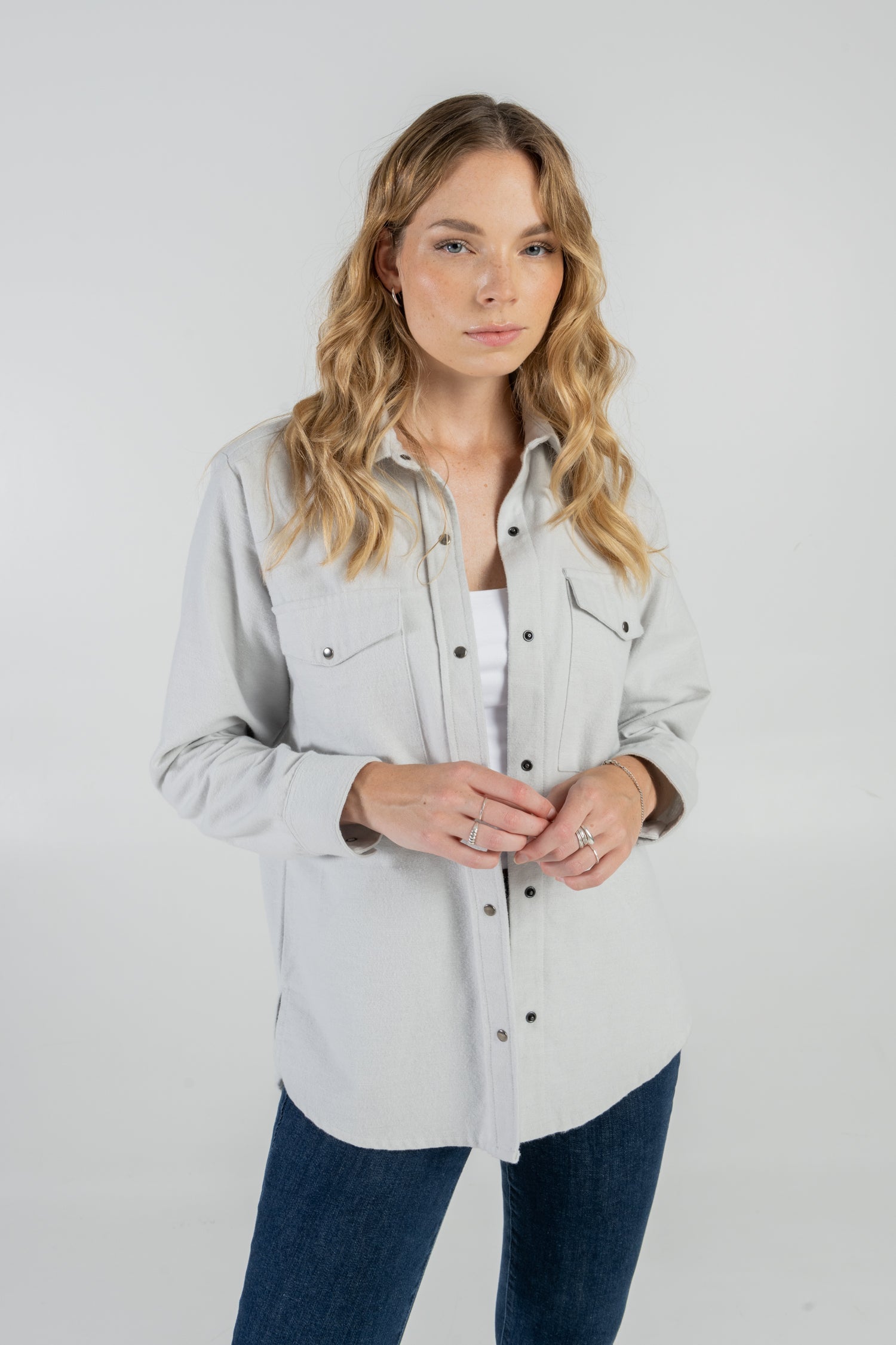 Overshirt Ella Light Grey