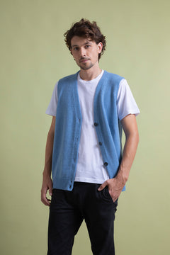 Eugenio Unisex Recycled Cashmere Sleeveless Vest