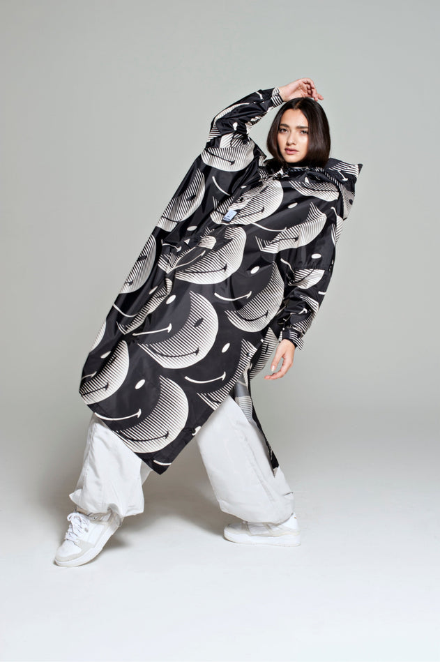 Half Moon x Smiley Rain Poncho