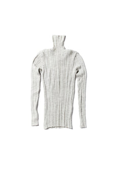 Ribbed Roll Neck Grey