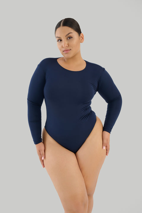 Round Neck Body Navy Blue
