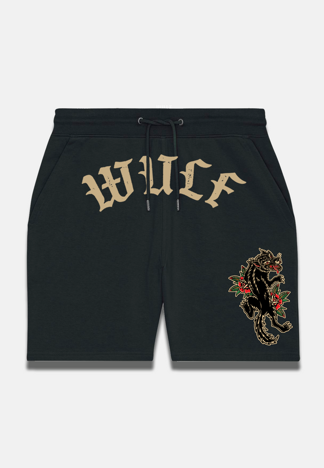 Black Rose College Shorts Black