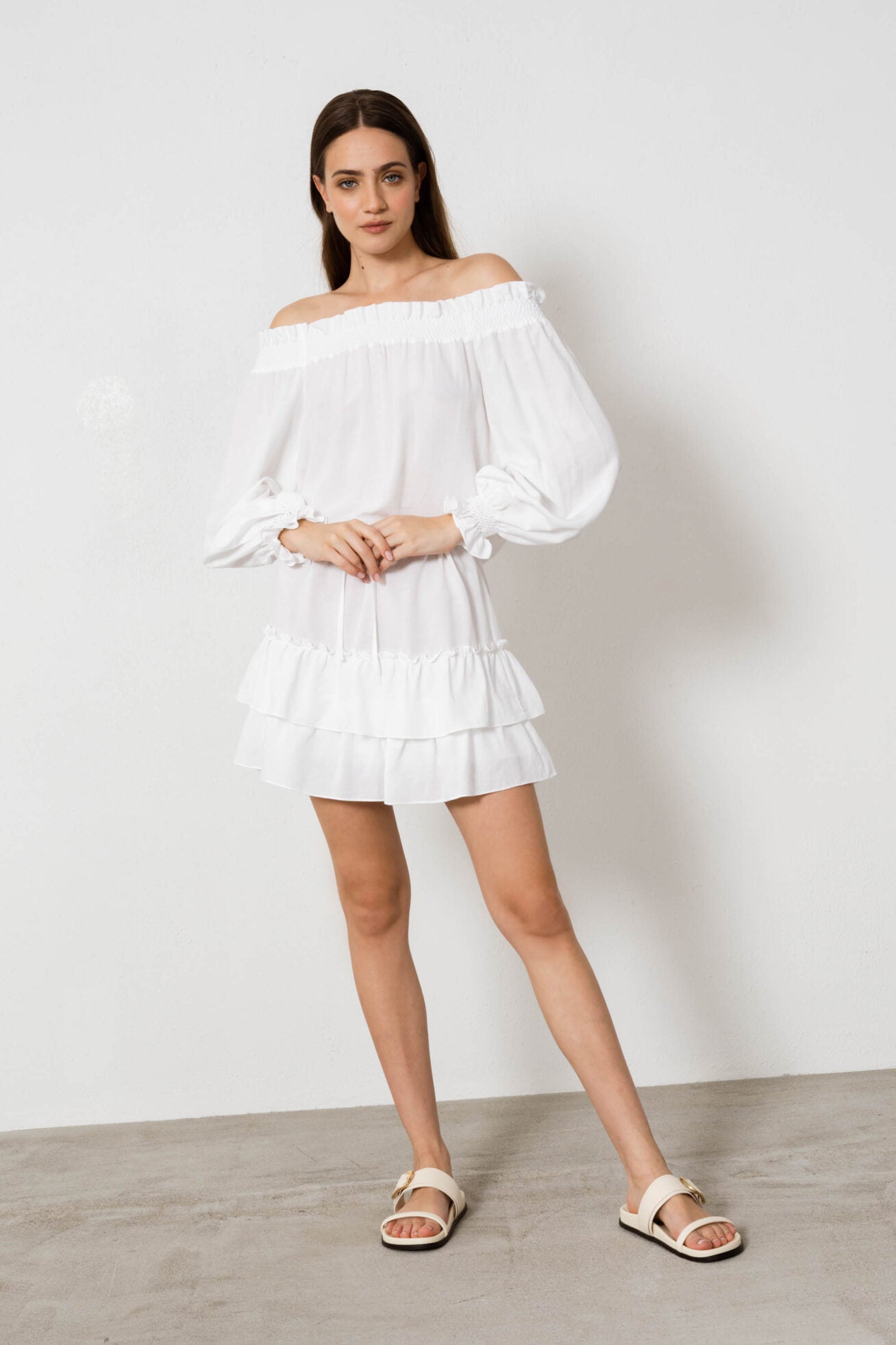 Bella Mini Dress White